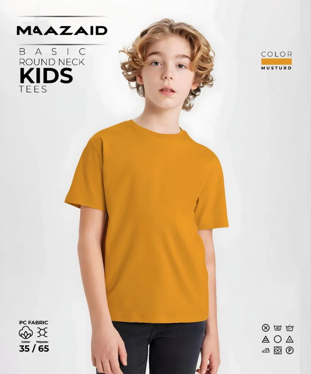 Kids Boy Cute Round Neck T-Shirt - Image 2